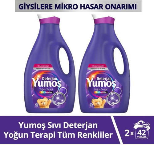 Sıvı Deterjan Yoğun Terapi Mor 2520 ml x 2 Adet