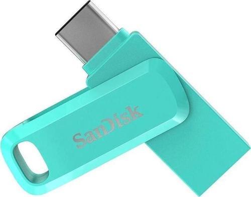 Ultra Dual Drive Go 64GB SDDDC3-064G-G46G USB & Type-C Flash Bellek Tiffany Green