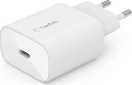 25W USB-C PD Duvar Şarjı - Beyaz