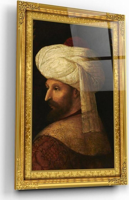 Fatih Sultan Mehmet Cam Tablo | Hediyelik, Dekoratif, Ofis, Mutfak