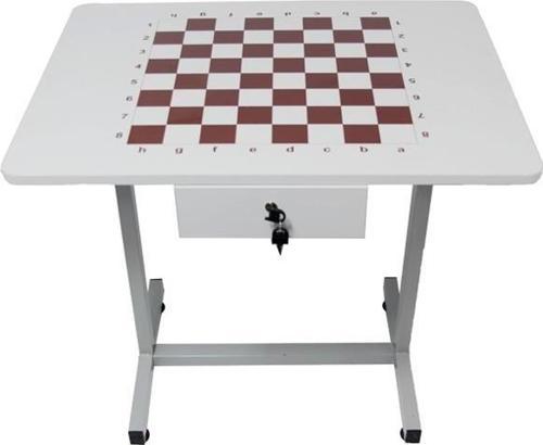 Komple Metal Ayaklı Satranç Masası 60x80 cm PAN606