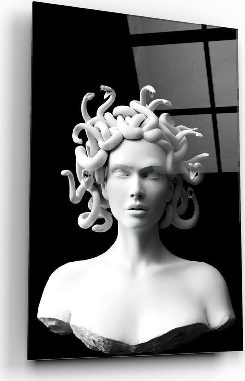 Medusa Cam Tablo | Hediyelik, Dekoratif, Ofis, Mutfak