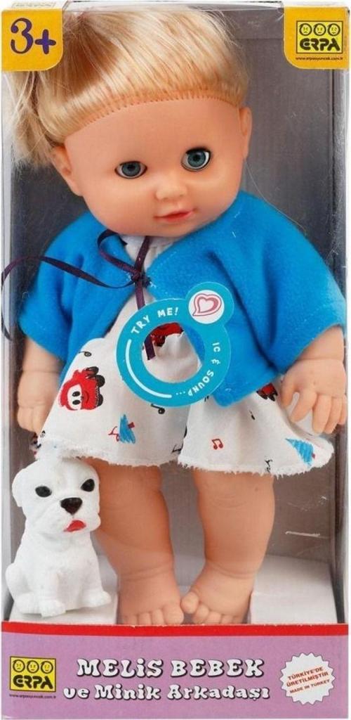 Türkçe Konuşan %100 Et Melis Bebek Ve Minik Arkadaşı - Benim Konuşan Bebeğim 32 Cm