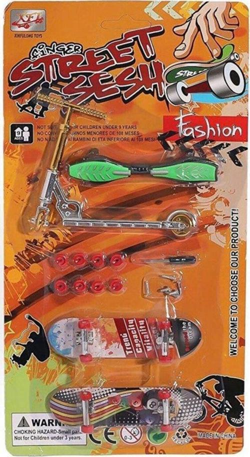 Mini Parmak Scooter + Kaykay Seti