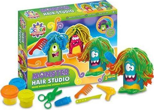 Monster Hair Studio Neon Modelleme Hamuru Oyun Seti