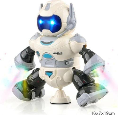 Çok Fonksiyonlu Dönen, Yürüyen, Kayan, Dans, Müzik, Konuşma, Işıklı, Pilli Dans Eden Robot