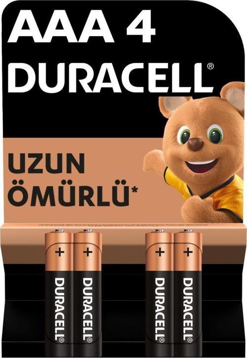 Alkalin AAA 4'lü İnce Kalem Pil