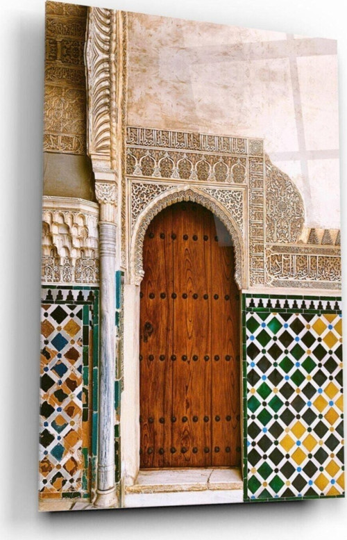 El Hamra Sarayı Cam Tablo