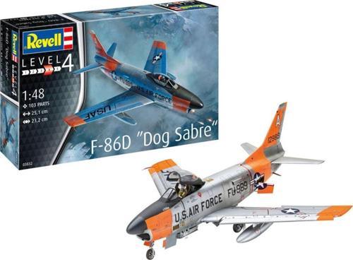 Model Set Uçak F-86D Dog Sabre 63832