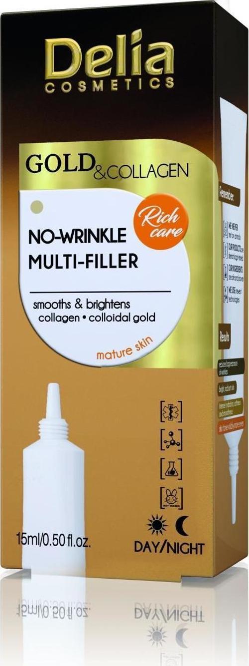 Gold Collagen No-Wirinkle Multi Filer Kırışık Giderici Gündüz Gece Göz Çevresi Kremi 15 Ml