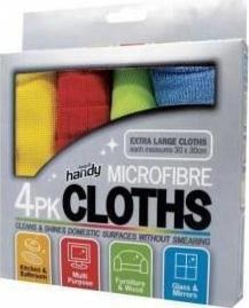 Mirofibre 4pkCloths 4lü Microfiber Temizlik Bezi