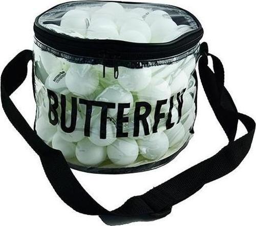 Butterfly 16005B-W Çantalı Masa Tenisi Antrenman Topu 100lü Beyaz