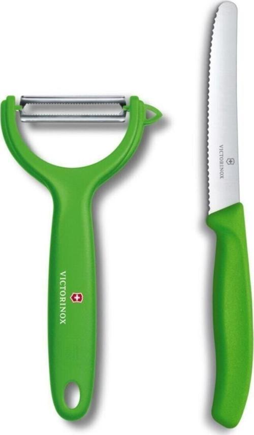 Yeşil Sapan ve 11 cm. Küt Bıçak Set