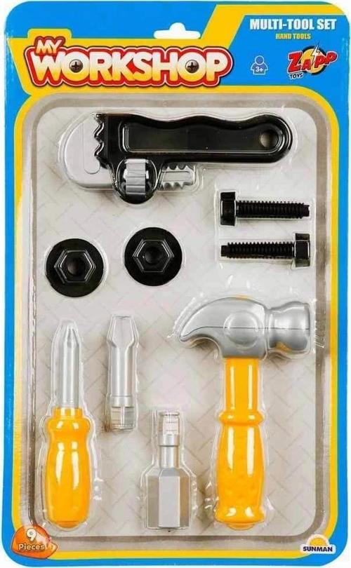 3719 Zapp Toys My Workshop Tamir Seti 9 Parça -Sunman