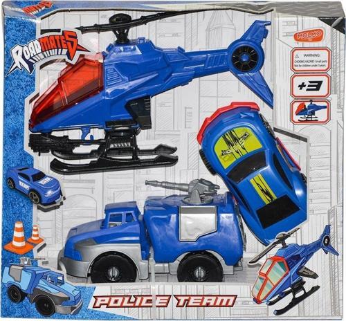 ML440 Roadmates 3'lü Aksiyon Polis Seti -Molmo