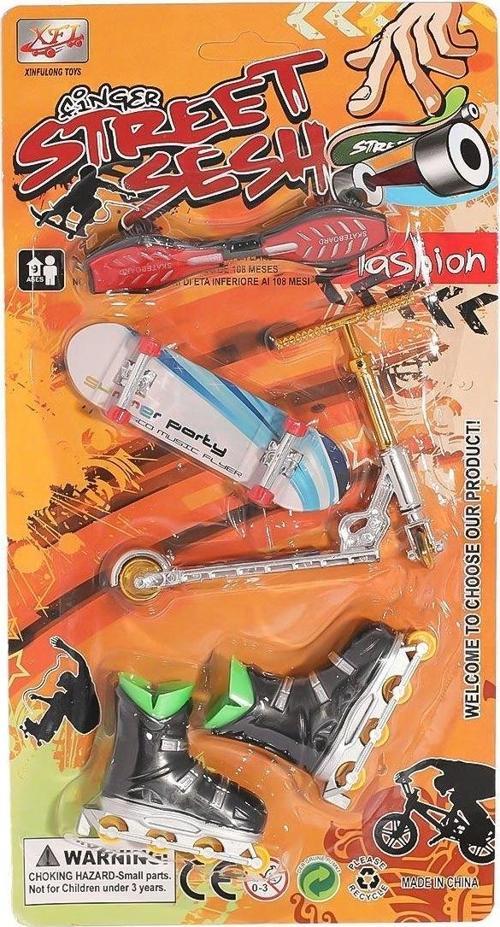 KZL-012-A7 Kartela Kaykay Paten Scooter Oyun Seti -Kızılkaya