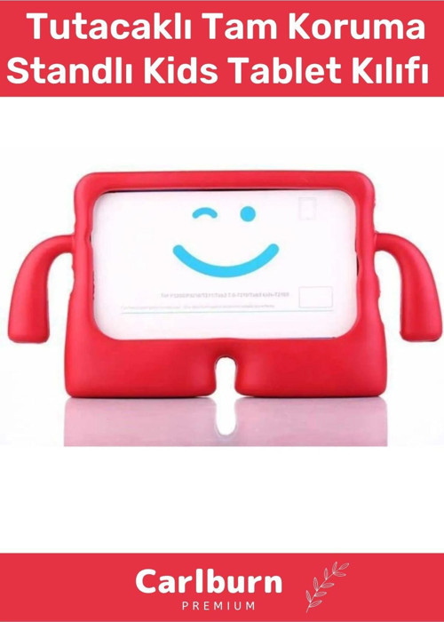 Özel Üretim Apple Ipad 7. 8. 9. Nesil 10.2 Inç Yumuşak Dokulu Tutacaklı Tam Koruma Standlı Kids