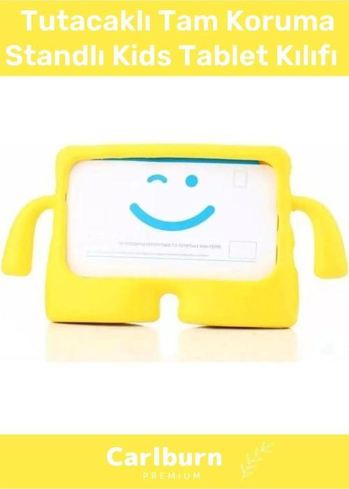 Özel Üretim Apple Ipad 7. 8. 9. Nesil 10.2 Inç Yumuşak Dokulu Tutacaklı Tam Koruma Standlı Kids