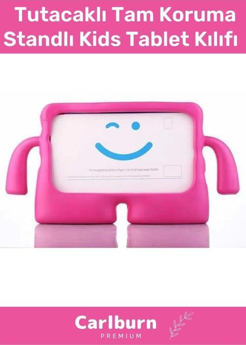 Özel Üretim Apple Ipad 7. 8. 9. Nesil 10.2 Inç Yumuşak Dokulu Tutacaklı Tam Koruma Standlı Kids