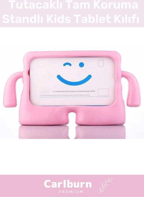 Özel Üretim Apple Ipad 7. 8. 9. Nesil 10.2 Inç Yumuşak Dokulu Tutacaklı Tam Koruma Standlı Kids