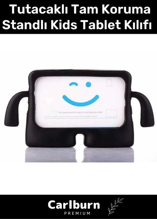 Özel Üretim Apple Ipad 7. 8. 9. Nesil 10.2 Inç Yumuşak Dokulu Tutacaklı Tam Koruma Standlı Kids