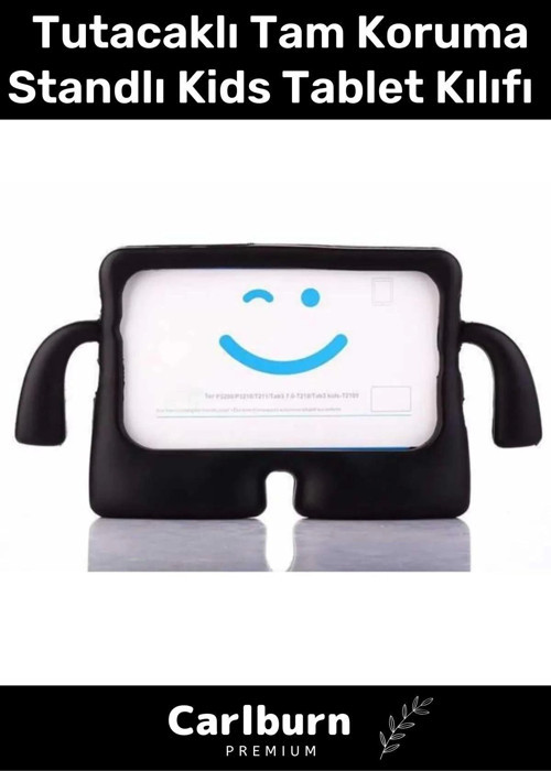 Özel Üretim Apple Ipad 7. 8. 9. Nesil 10.2 Inç Yumuşak Dokulu Tutacaklı Tam Koruma Standlı Kids