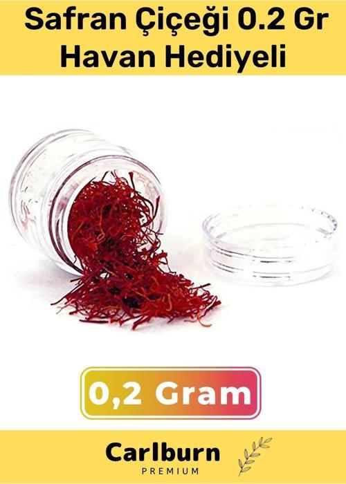 Premium Organik Özenle Toplanmış Dikkatle Ayrıştırılmış Safran Çiçeği 2 Gr - Havan