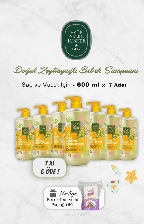 Bebek Şampuanı 600 ml, Bebek Pamuğu Hediye