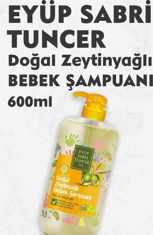 Doğal Zeytinyağlı Bebek Şampuanı 600 ml