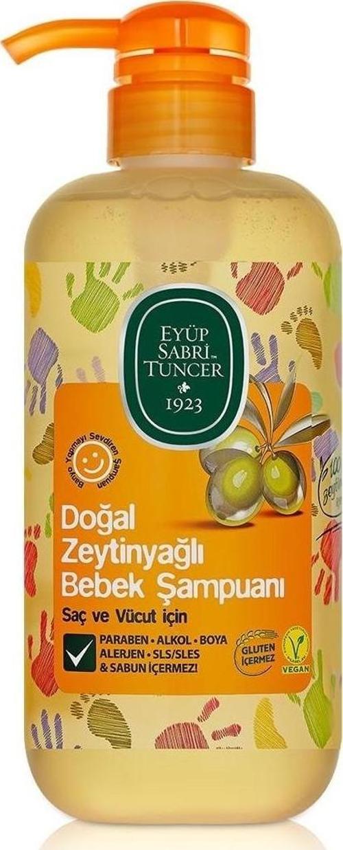 Doğal Zeytinyağlı Bebek Şampuanı 600 ml Pp Şişe