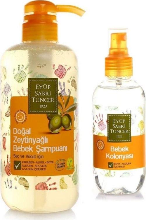 Zeytinyağlı Bebek Şampuanı 600 ml ve Bebek Kolonyası 190 ml