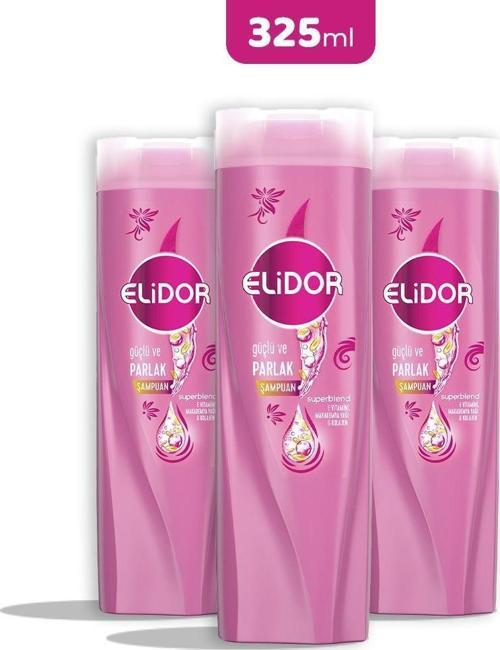 Superblend Güçlü ve Parlak Şampuan 325 ml x 3