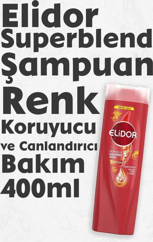Superblend Şampuan Renk Koruyucu ve Canlandırıcı Bakım 400 ml