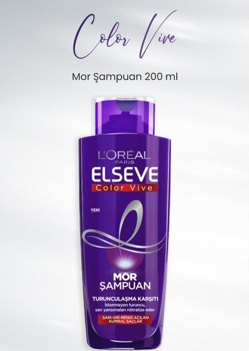 Color Vive Mor Şampuan Turunculaşma Karşıtı 200 ml