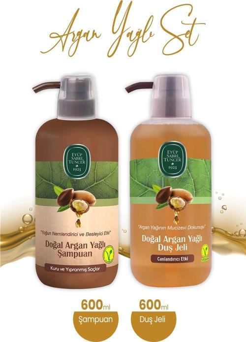 Doğal Argan Yağlı Şampuan ve Duş Jeli