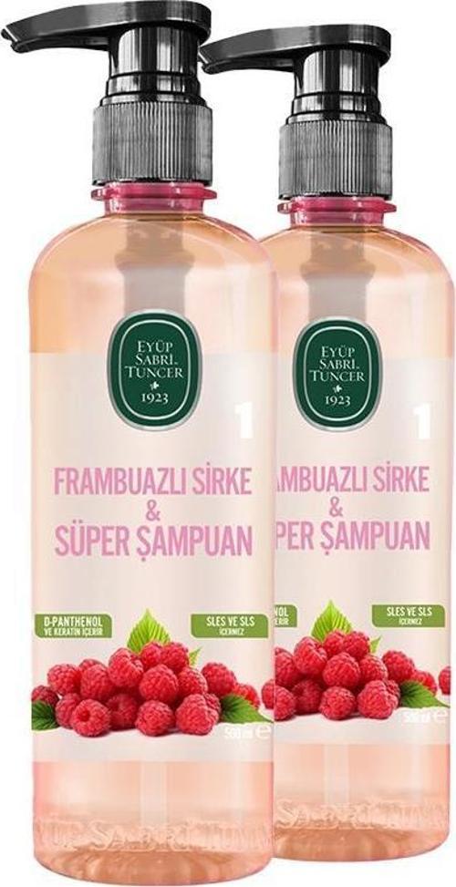 Frambuazlı Sirke & Süper Şampuan 500 ml x 2
