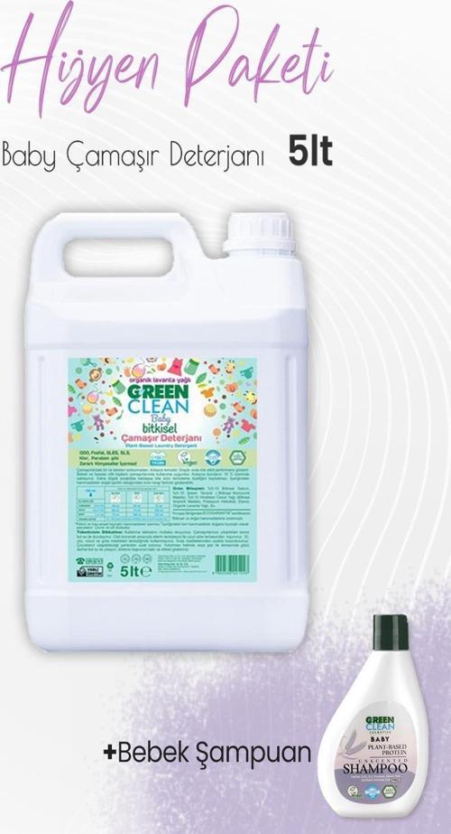 Baby Çamaşır Deterjanı Lavanta 5 lt ve Şampuan 275 ml