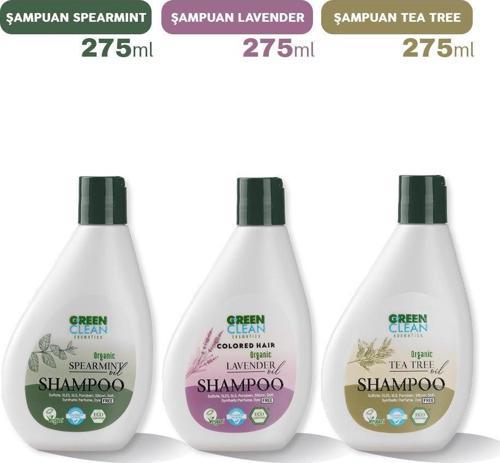 Şampuan Spearmint, Lavender ve Tea Tree 275 ml
