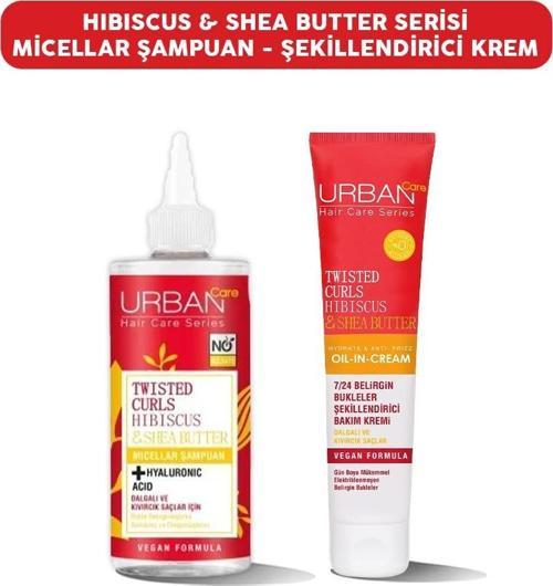 Hibiscus & Shea Butter Micellar Şampuan ve Şekillendirici Krem