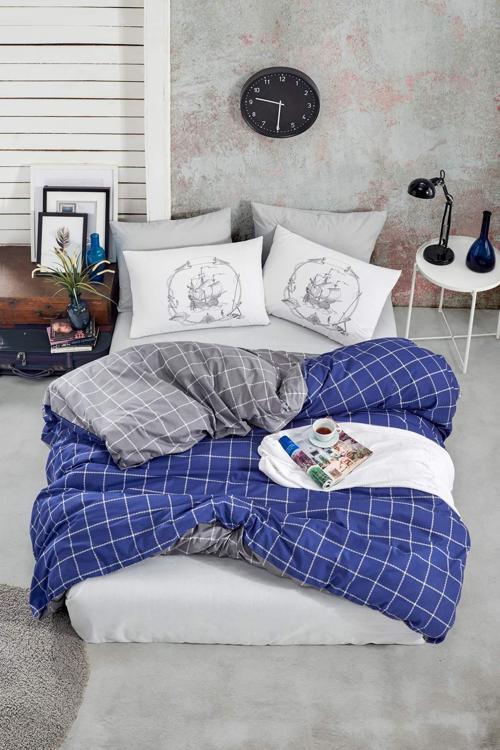 Ranforce Çift Kişilik Nevresim Seti Trendy Colors Mavi