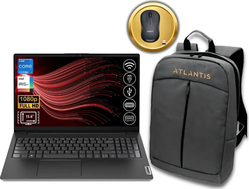 V15 İ7-1255U 40GB 256GB M.2 SSD 82TT0055TX ATL32 15.6'' FDOS Notebook+Çanta&Mouse