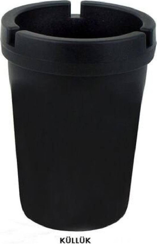 Oto Mini Kokusuz Sert Plastik Oto Araba Küllük Siyah
