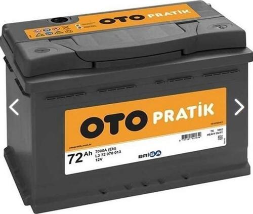 12 Volt 72 Amper Akü Üretim Yılı: 2023