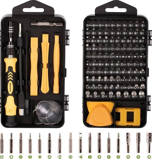 135 Parça Tornavida Set - hassas tornavida seti, DIY tamir seti, iPhone, tabletler, saatler