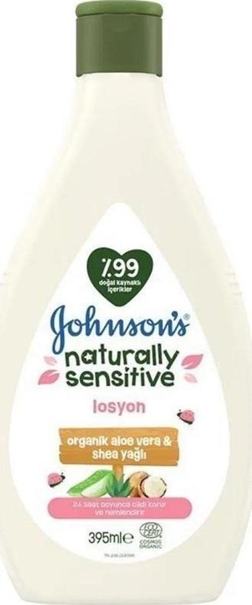 Johnsons Baby Naturally Sensitive Vücut Losyonu 395 Ml