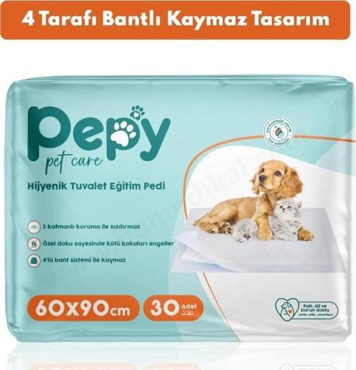 Kaydırmaz Hijyenik Tuvalet Eğitim Pedi 60x90cm 30'lu