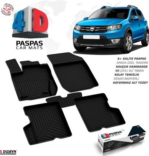 Dacia Sandero 2 4D Havuzlu Paspas 2013-2020 A+Kalite