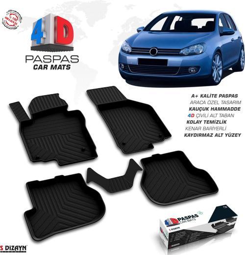 VW Golf 6 4D Havuzlu Paspas 2010-2013 A+Kalite