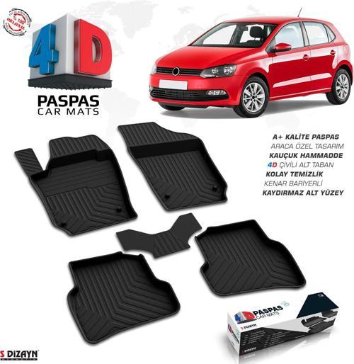 VW Polo 6R 4D Havuzlu Paspas 2009-2017 A+Kalite