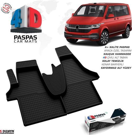 VW Transporter T6.1 4D Havuzlu Paspas 2019 ve Üzeri A+Kalite
